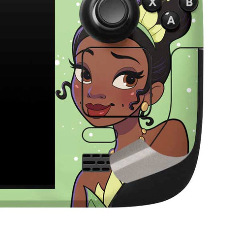 Disney Princess Tiana Art Steam Deck Handheld Gaming Computer Skin